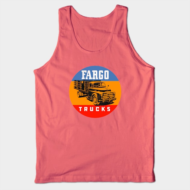 Fargo Trucks USA Tank Top by Midcenturydave